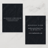 Professioneel, modern, zwart toetsenbord visitekaartje (Voorkant / Achterkant)