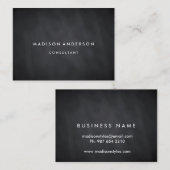 Professioneel, modern, zwart toetsenbord visitekaartje (Voorkant / Achterkant)