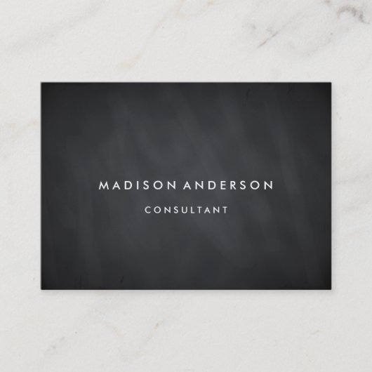 Professioneel, modern, zwart toetsenbord visitekaartje (Voorkant)