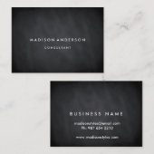 Professioneel, modern, zwart toetsenbord visitekaartje (Voorkant / Achterkant)