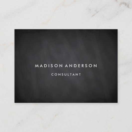 Professioneel, modern, zwart toetsenbord visitekaartje (Voorkant)