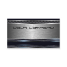 Professioneel, modern zwart Visitekaartje