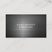 Professioneel, modern zwart Visitekaartje (Voorkant)