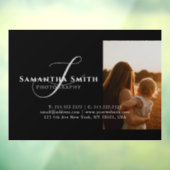 Professioneel Modern Zwart-Wit 4 Foto's Raamsticker (Vel 3)