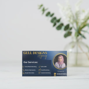 Professioneel Moderne Digitale Marketingbureau Visitekaartje