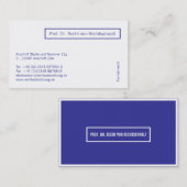 professioneel moderne visitekaartje (Voorkant / Achterkant)