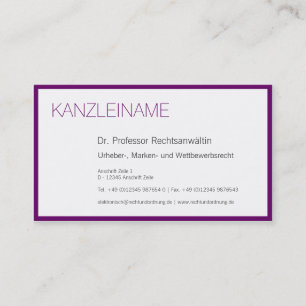 professioneel moderne visitekaartje