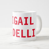 Professioneel, moedig, modern, aangepast model grote koffiekop (Voorkant rechts)