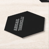 Professioneel, moedig, modern, aangepast model kartonnen onderzetters (Schuin)