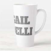 Professioneel, moedig, modern, aangepast model latte mok (Rechts)