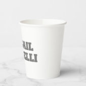 Professioneel, moedig, modern, aangepast model papieren bekers (Links)