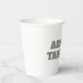 Professioneel, moedig, modern, aangepast model papieren bekers (Rechts)