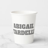 Professioneel, moedig, modern, aangepast model papieren bekers (Voorkant)