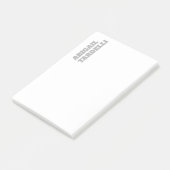 Professioneel, moedig, modern, aangepast model post-it® notes (Schuin)