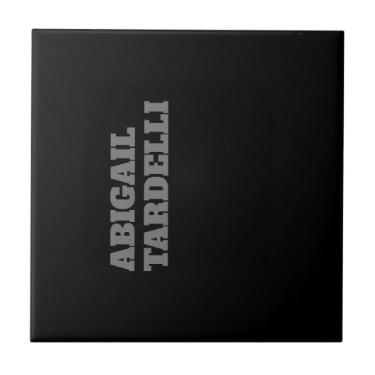 Professioneel, moedig, modern, aangepast model tegeltje (Voorkant)