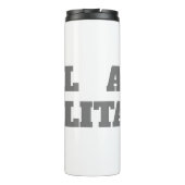 Professioneel, moedig, modern, aangepast model thermosbeker (Achterkant)