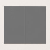 Professioneel, moedig, modern grijs visitekaartje (Binnenkant ongevouwen)