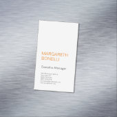 Professioneel, moedig modern magnetisch visitekaartje (Voorbeeld)