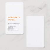 Professioneel, moedig modern visitekaartje (Voorkant / Achterkant)