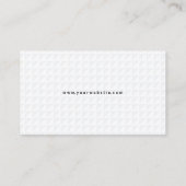 Professioneel Monogram Boekhouden Administratie Visitekaartje (Achterkant)