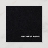 Professioneel monogram design elegant luxe plaatje vierkante visitekaartje (Voorkant)