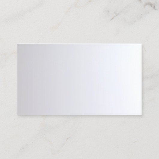 Professioneel Monogram Goud Zilver Modern Elegant Visitekaartje (Achterkant)