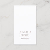 Professioneel monogram in elegant modern design visitekaartje (Voorkant)