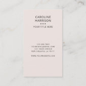 Professioneel Monogram Modern Abstract Artistiek Visitekaartje (Achterkant)