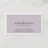 Professioneel Monogram Modern Eenvoudig Chic Grafi Visitekaartje (Voorkant)