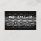 Professioneel Monogram van het Roestvrij staalmeta Visitekaartje (Achterkant)