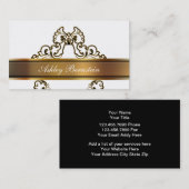 Professioneel monogram Visitekaartje (Voorkant / Achterkant)