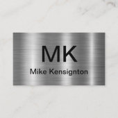 Professioneel Monogram Zakelijk Visitekaartje Ontw (Voorkant)