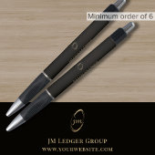 Professioneel Monogram Zwart Pen