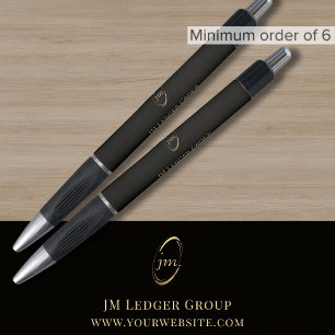 Professioneel Monogram Zwart Pen