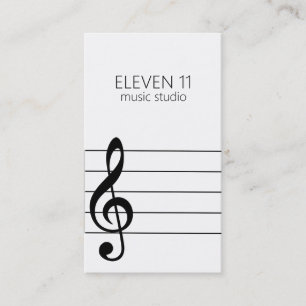 Professioneel muziek-opnamestudio visitekaartje