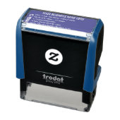 Professioneel Naam Info Adres Kleur Stempel Voorbe (Product)