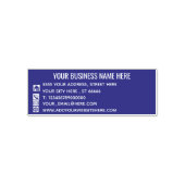 Professioneel Naam Info Adres Kleur Stempel Voorbe (Design)