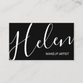 Professioneel Naam Modern Schrift Visitekaartje (Voorkant)