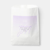 Professioneel Naam & Slogan Sjabloon | Licht Paars Bedankzakje (Voorkant)