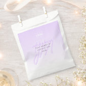 Professioneel Naam & Slogan Template | Lichtpaars Bedankzakje (Geknipt)