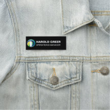 Professioneel Naambadge Met Uw Logo