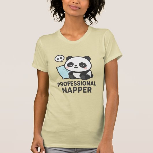 Professioneel Napper Panda T-shirt (Voorkant)