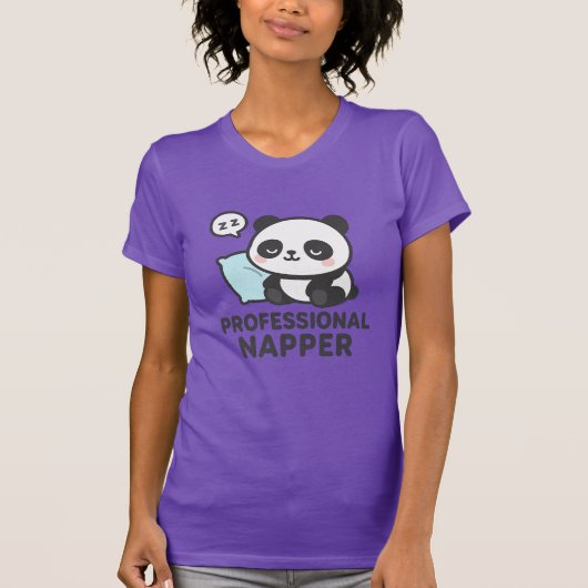 Professioneel Napper Panda T-shirt (Voorkant)