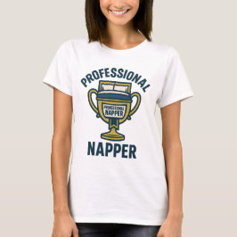 Professioneel napper T-shirt: Cozy Bed Trophy Awar T-shirt