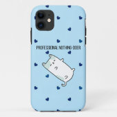 Professioneel Nietsdoener | Grappige Mini Hond iPh Case-Mate iPhone Case (Achterkant)