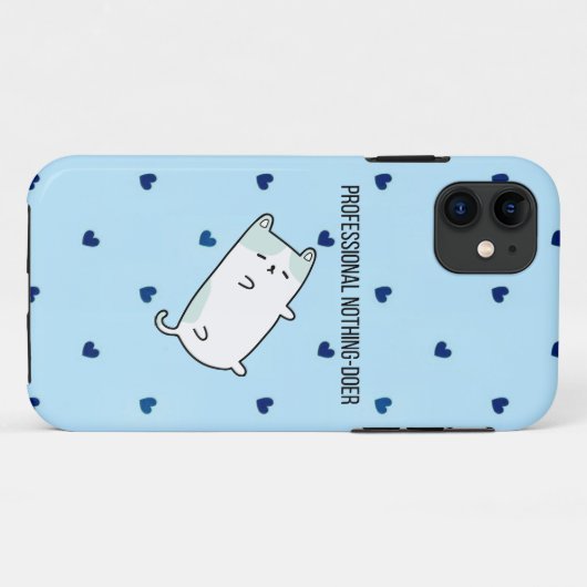 Professioneel Nietsdoener | Grappige Mini Hond iPh Case-Mate iPhone Case (Achterkant (horizontaal))