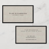 Professioneel nieuw Afstuderen Visitekaartje voor  Contactkaartje (Voorkant / Achterkant)