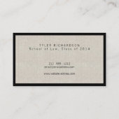 Professioneel nieuw Afstuderen Visitekaartje voor  Contactkaartje (Achterkant)