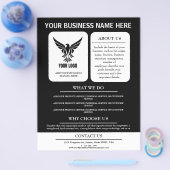 Professioneel Nieuwe Zakelijke Reclame Custom Logo Flyer (Enkel)