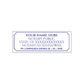Professioneel Notaris Aangepaste Sjabloon Zelfinktende Stempel (Design)